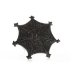 AN ALEXANDER RITCHIE SILVER STARFISH BROOCH