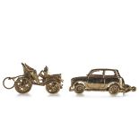 TWO CAR CHARMS