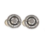 A PAIR OF DIAMOND EARRINGS BY THEO FENNELL