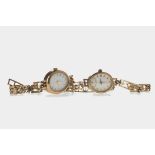 TWO LADY’S GOLD ROTARY WRIST WATCHES