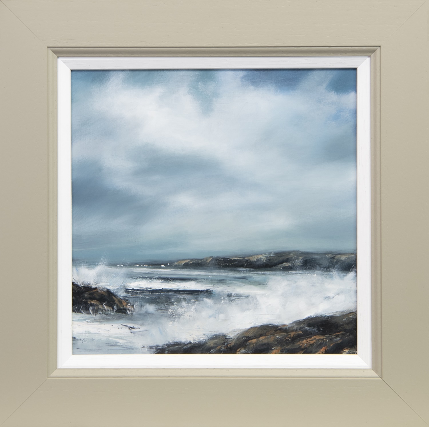 RUGGED COASTLINE, AN OIL BY DARREN SCOTT