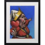 THE QUEEN OF HEARTS, A PASTEL BY FRANK MCFADDEN