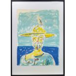 OLD MAN AND THE SEA II, A PRINT BY JOHN BELLANY