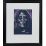 JOHN LENNON, A PASTEL BY FRANK MCFADDEN