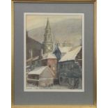 VIEW OF DALRYMPLE, A WATERCOLOUR BY TOM JOHNSTONE