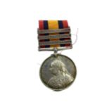 A VICTORIAN SOUTH AFRICA MEDAL AWARDED TO PTE. A. LUDLOW