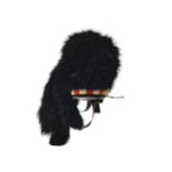 A SCOTTISH REGIMENTAL PIPERS FEATHER BONNET