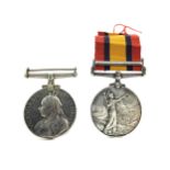 A LOT OF TWO VICTORIAN SOUTH AFRICA MEDALS