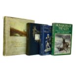 A LOT OF NINETEEN BOOKS ON HUNTING AND GUNMANSHIP