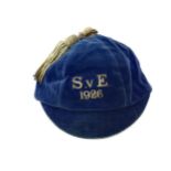 A SCOTLAND V ENGLAND INTERNATIONAL FOOTBALL CAP 1926