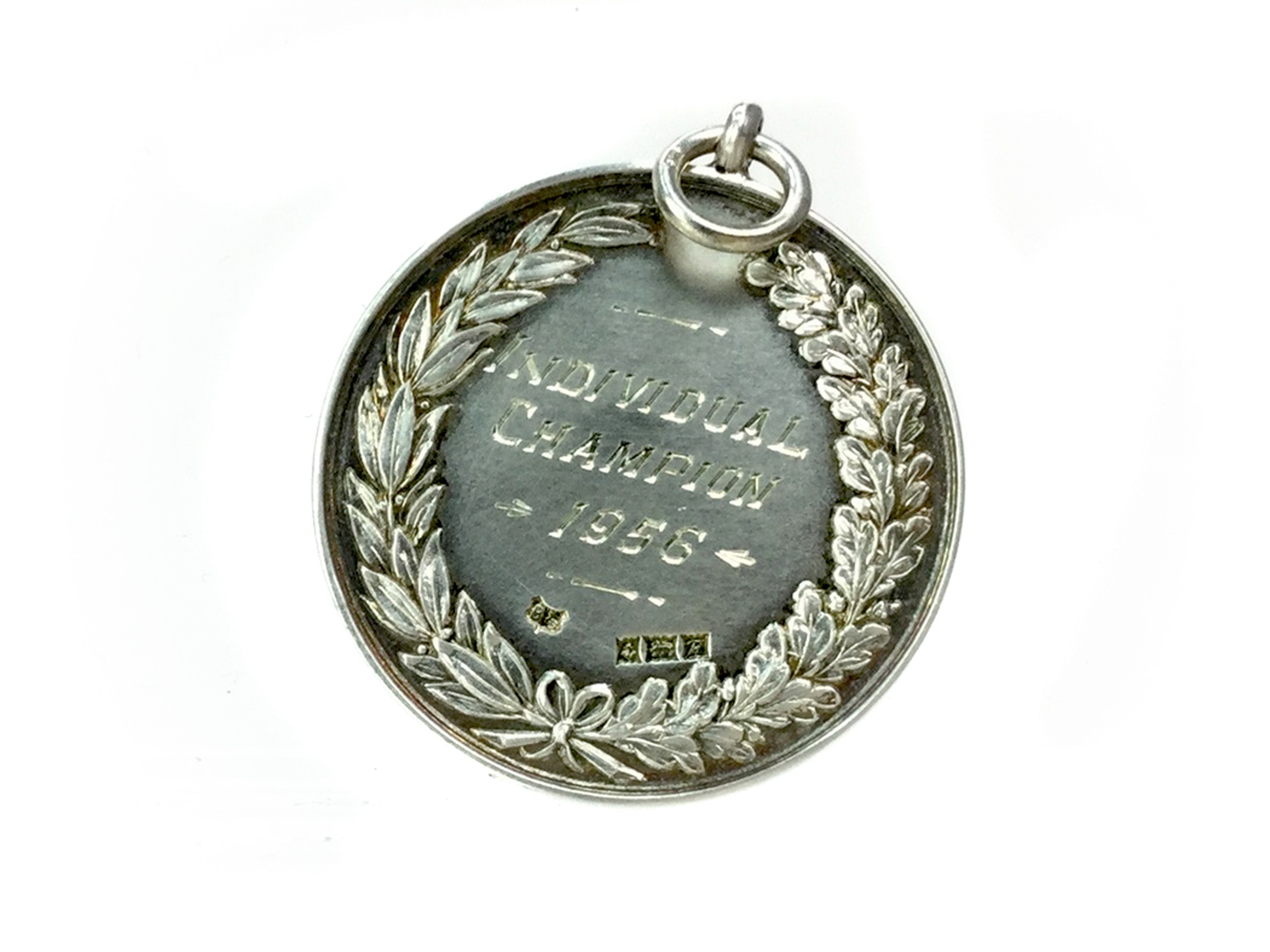 A NATIONAL SMALL BORE RIFLE ASSOCIATION SILVER MEDAL 1956 - Image 2 of 2