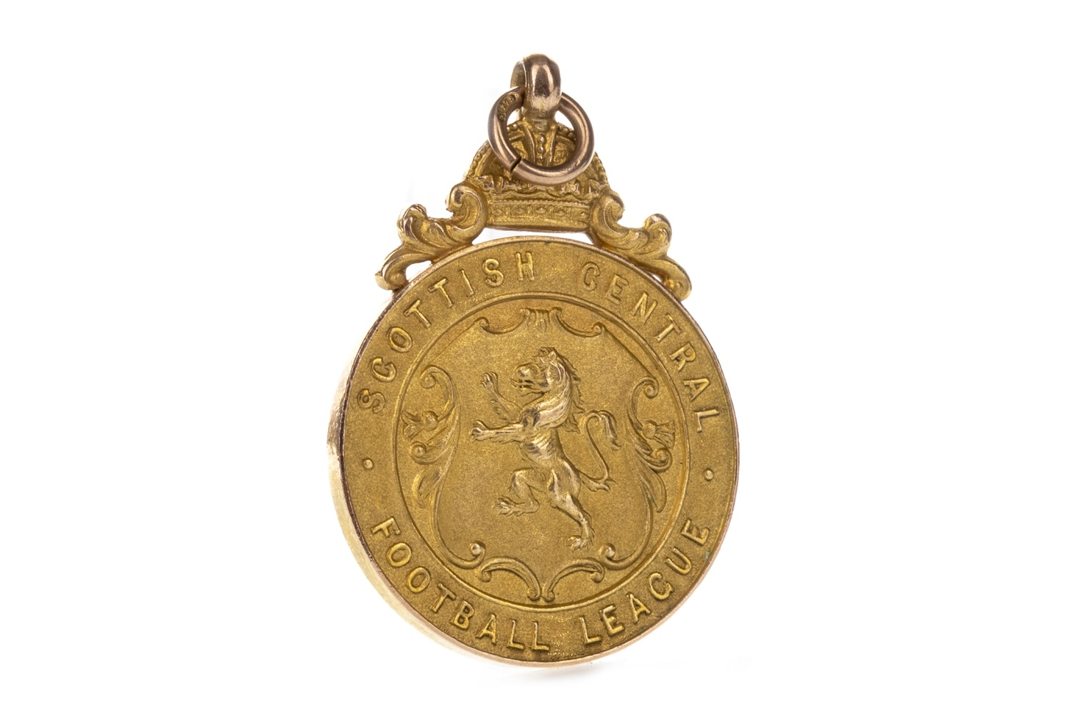 A SCOTTISH CENTRAL FOOTBALL LEAGUE RUNNERS UP GOLD MEDAL 1940