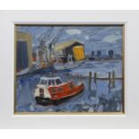 THE CLYDE, AN OIL BY SHEILA MACMILLAN