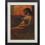 NUDE, A PASTEL BY JOHN MACKIE