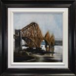 PRIDE OF THE FORTH, AN OIL BY SIMON WRIGHT