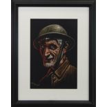 OLD GUARDSMAN, A PASTEL BY GRAHAM MCKEAN