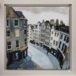 VICTORIA STREET, EDINBURGH, A GOUACHE BY CAMILLA DOWSE