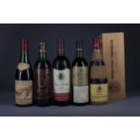 FIVE BOTTLES OF SPANISH RED WINE