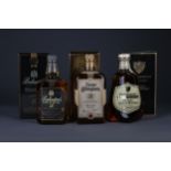 BALLANTINE'S GOLD SEAL 12 YEARS OLD, ALISTAIR CUNNINGHAM'S 50 YEARS AND PRESIDENT SPECIAL RESERVE