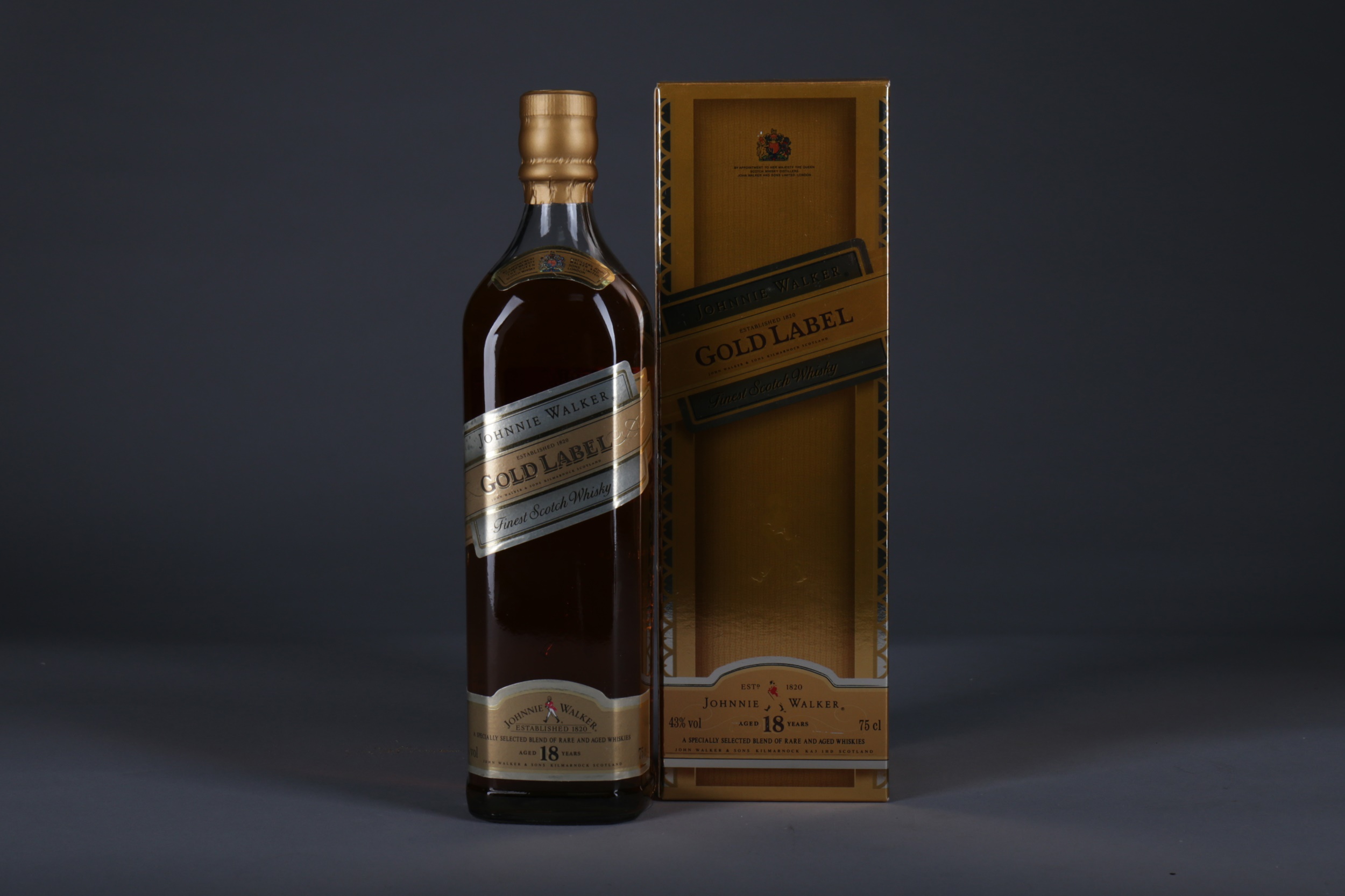 JOHNNIE WALKER GOLD LABEL AGED 18 YEARS