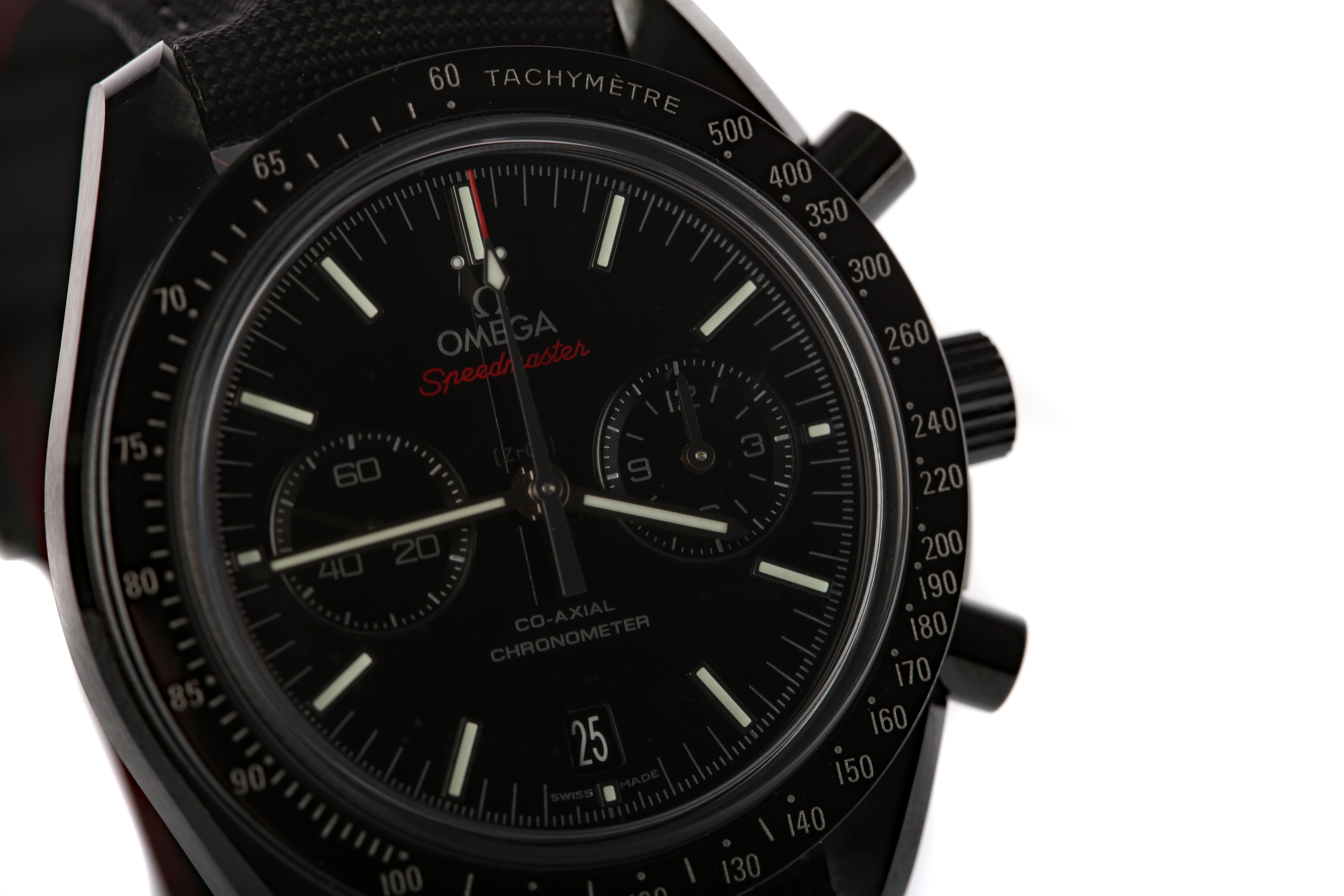 A GENTLEMAN'S OMEGA SPEEDMASTER 'DARK SIDE OF THE MOON' CERAMIC AUTOMATIC WRIST WATCH - Image 2 of 7