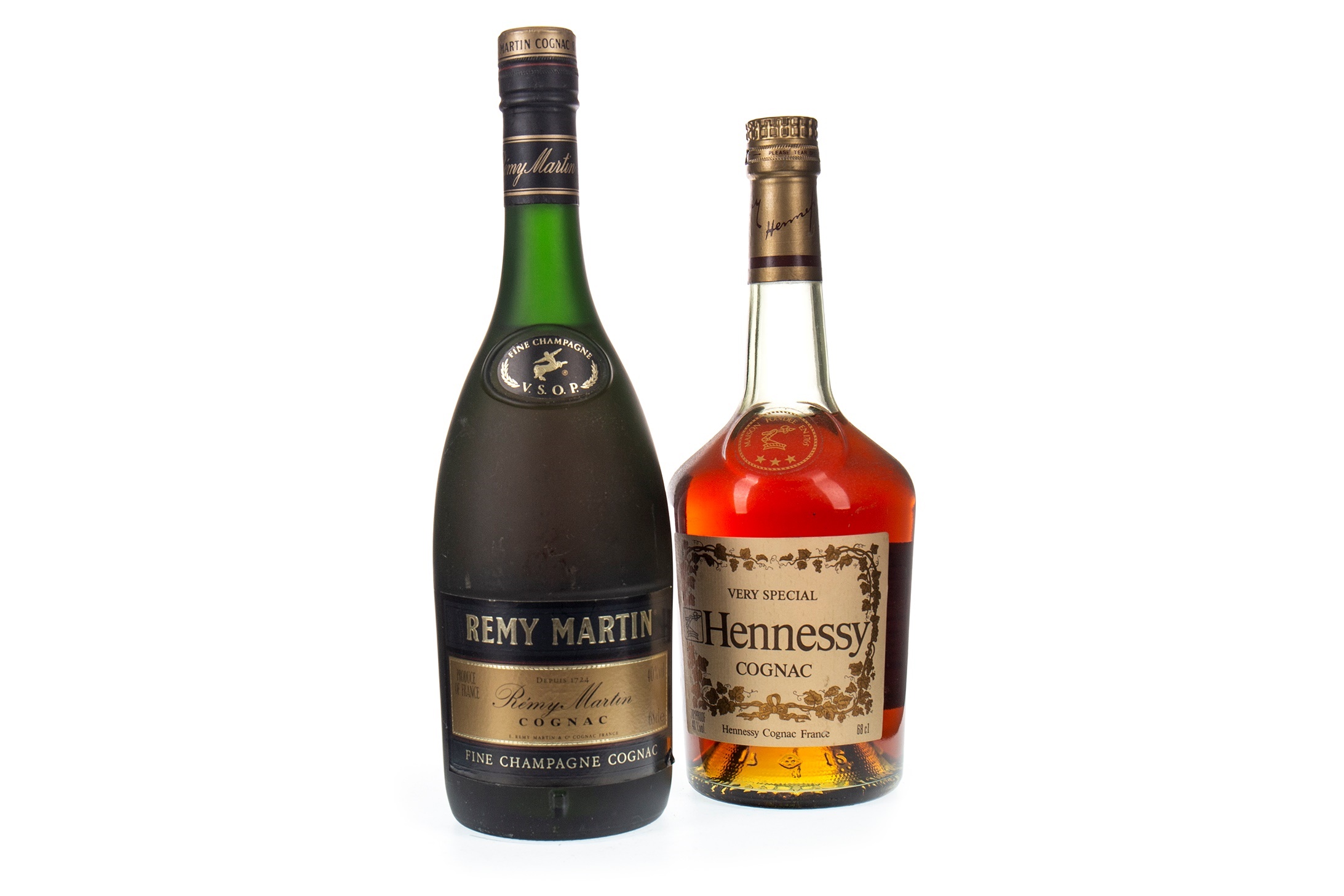 REMY MARTIN VSOP AND HENNESSY VS