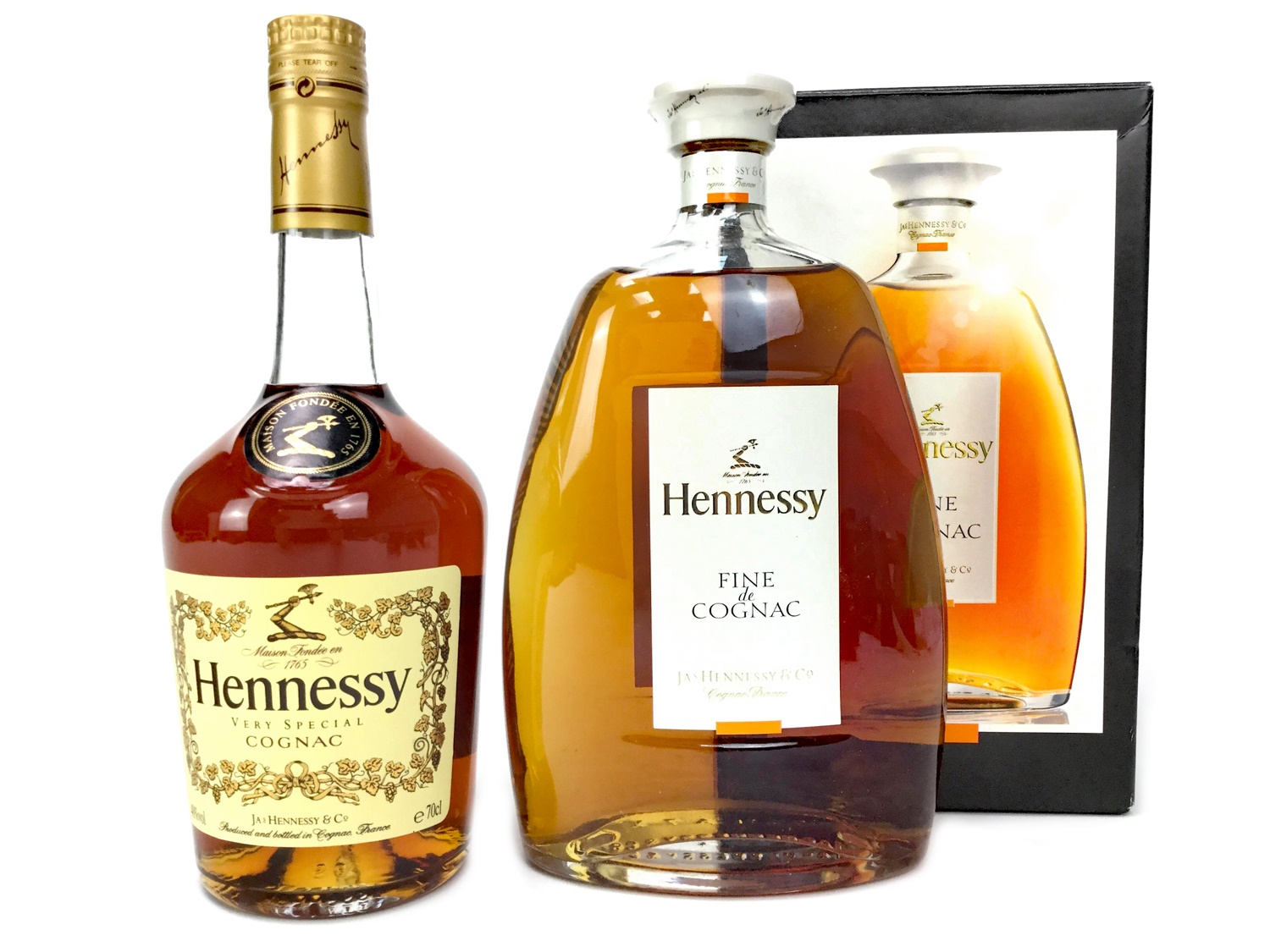 HENNESSY FINE DE COGNAC AND VS