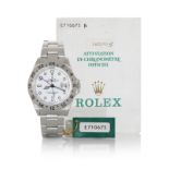 ROLEX OYSTER PERPETUAL DATE EXPLORER II "CHICCHI DI MAIS" REF. 16570 DEL 1996/97.