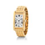 CARTIER PARIS TANK AMERICAINE REF. 8012905 SERIE RECENTE.