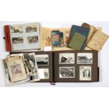 AN EARLY 20TH C ALBUM OF MOUNTED PHOTOGRAPHS OF THE PEOPLES AND PLACES ENCOUNTERED BY A ROYAL