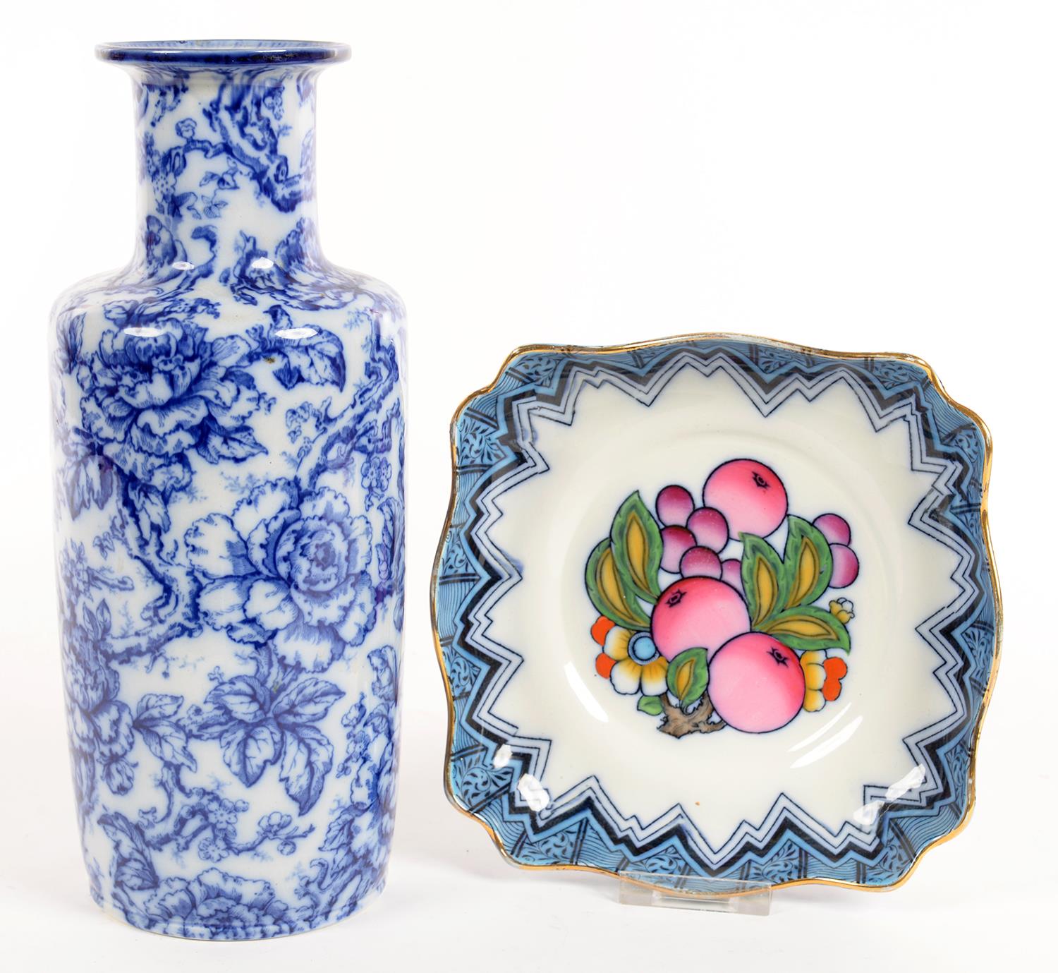 a-keeling-co-losol-ware-cavendish-pattern-vase-and-samoda-pattern