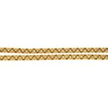 A 9CT GOLD CHAIN, 9.5G