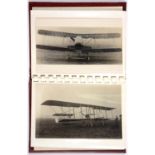 A SMALL COLLECTION OF POSTCARDS OF MAINLY EARLY 20TH C - WWII REAL PHOTOGRAPHIC AIRCRAFT, AN AIRSHIP