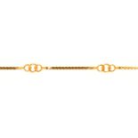 A 9CT GOLD BRACELET, 3.9G