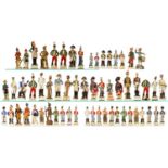 A COLLECTION OF POTTERY AND OTHER DECORATIVE FIGURES OF NAPOLEONIC SOLDIERS, VARIOUS SIZES, 20TH C