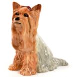 A BESWICK MODEL OF A YORKSHIRE TERRIER, 26.5CM H, PRINTED MARK