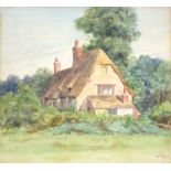 MISCELLANEOUS PICTURES AND PRINTS, INCLUDING WATERCOLOUR LANDSCAPES BY IDA KAY, ETC, 19TH C AND