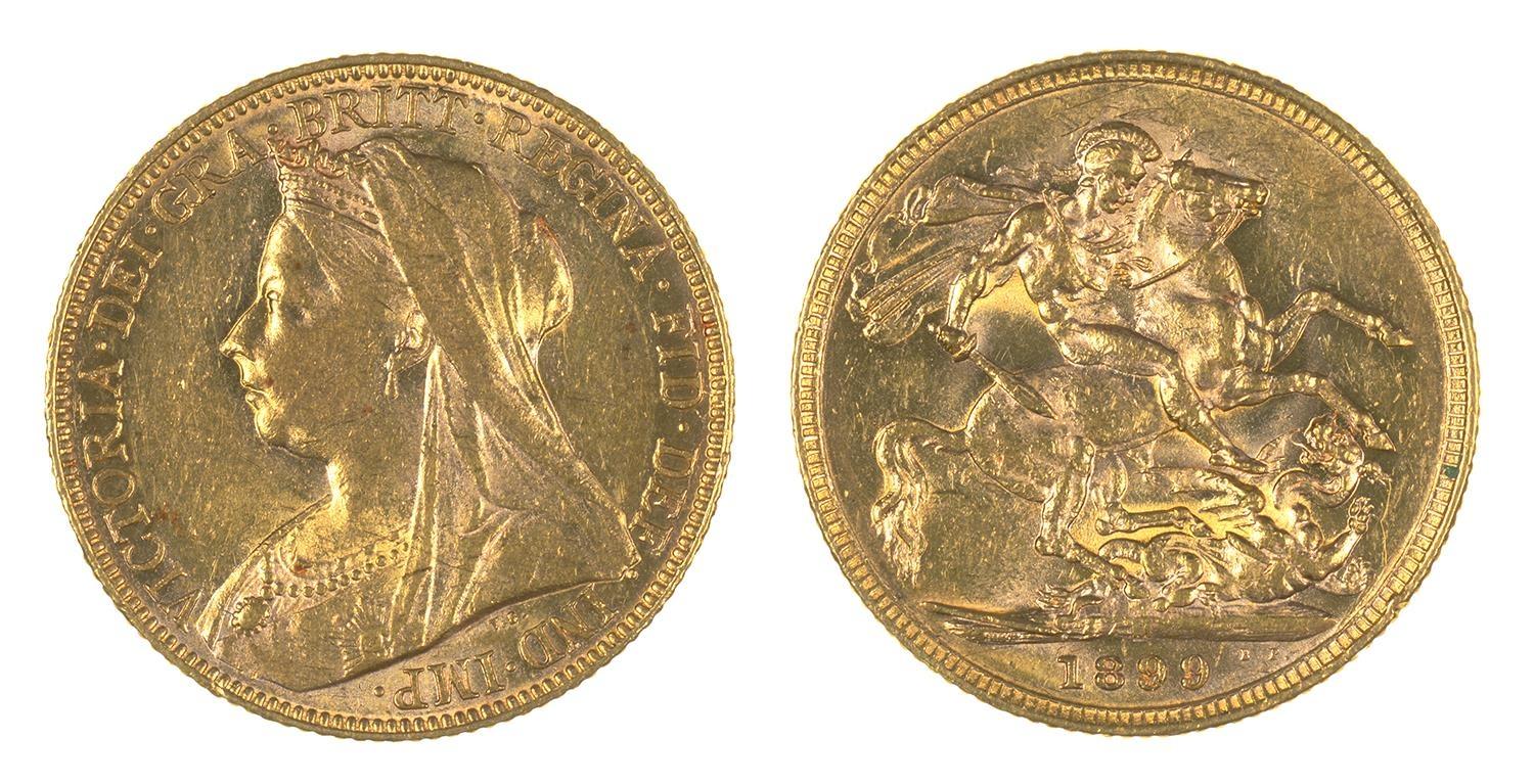 GOLD COIN. SOVEREIGN, 1899