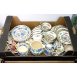 A MASON'S REGENCY PATTERN TEA SERVICE, A PARAGON BONE CHINA TREE OF KASHMIR PATTERN TEA SERVICE, ETC