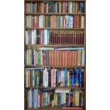 SIX SHELVES OF MISCELLANEOUS BOOKS, INCLUDING CLASSICAL LITERATURE, ETC