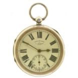 A W.RICHMAN SILVER ENGLISH LEVER WATCH, CHESTER 1902, CASEMAKER TPH, NUMBERED 614488