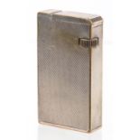 A DUNHILL 'BROADBOY MK1' PLATED LIGHTER, 5.5 CM H, PAT. NO.440072, MID 20TH CENTURY