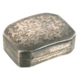 A GEORGE III SILVER VINAIGRETTE, 3 CM W, BY COCKS & BETTRIDGE, BIRMINGHAM 1806, 11DWTS