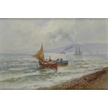 FRANCO RUOCCO, 20TH CENTURY THE BAY OF NAPLES signed, oil on canvas board, 26.5 x 39cm Good