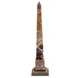 A GRAND TOUR STYLE MARBLE OBELISK, 20TH C  76cm h A decorative item in good condition