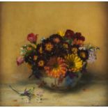 LAURENCE BIDDLE (1888-1968) FLOWER STUDY  signed and dated '23, signed and dated again and inscribed