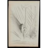 DAME LAURA KNIGHT, DBE, RA, RWS (1877-1970) TRAPEZE ARTIST signed, pencil, 29.5 x 19.6cm, unframed