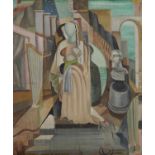 VALENTINE DOBREE (1894-1974) STILL LIFE (RECTO); SURREALIST COMPOSITION (VERSO) oil on board, 49 x