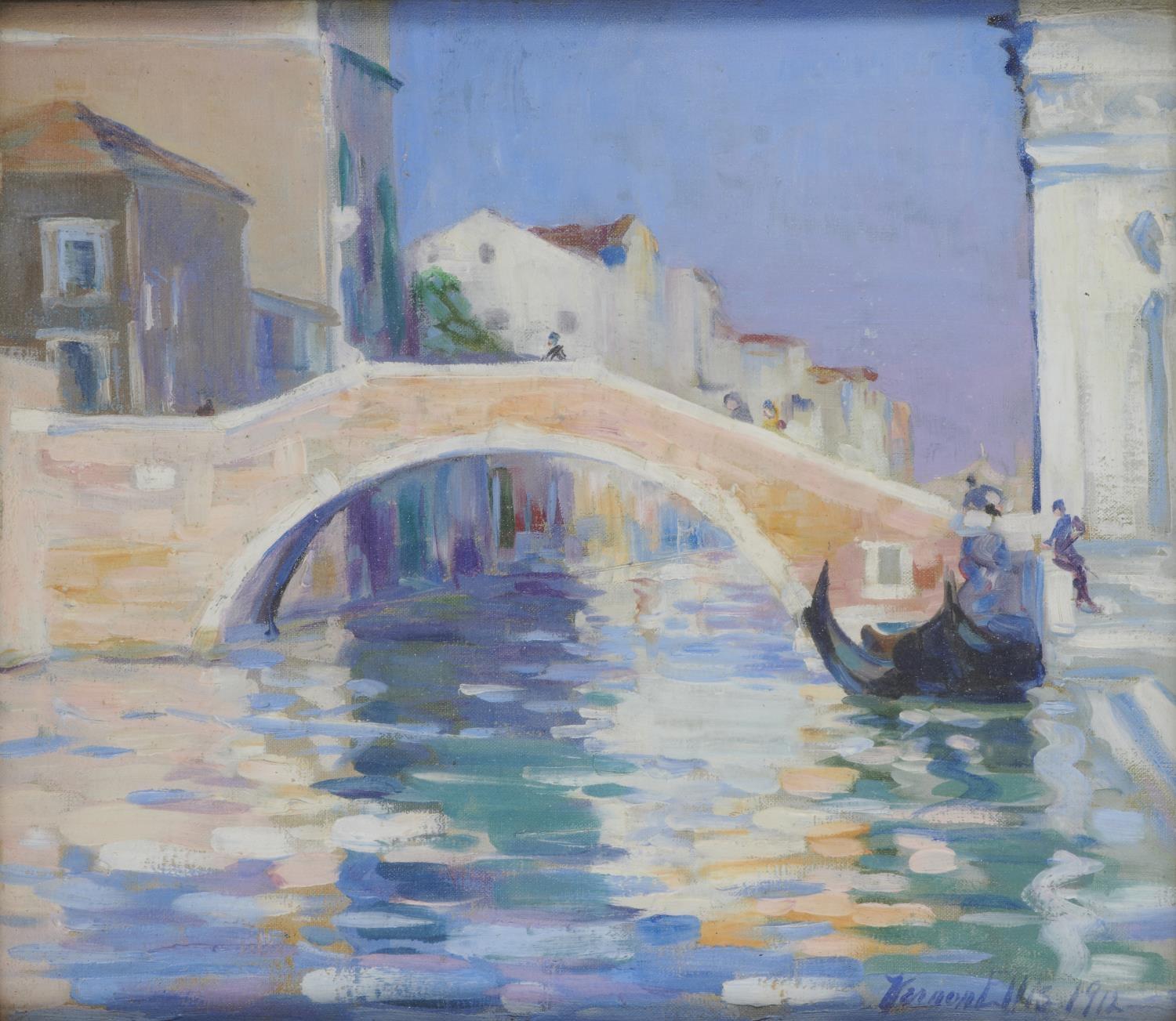 VERNON ELLIS (1885-1944) VENICE  signed and dated 1912,  oil on canvas board, 34 x 49.5cm Well