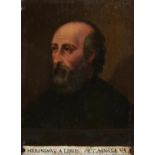 NORTH ITALIAN SCHOOL, 16TH CENTURY PORTRAIT OF GIROLAMO DAI LIBRI (1474-1555) OF VERONA inscribed